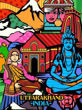 Hindistan devlet Uttarakhand görüntüsünü renkli culutral