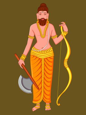 Hint Lord Parashurama heykel heykeli