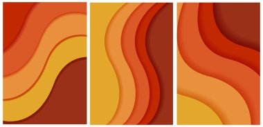 Satılık reklam afişi için kağıt kesimi şablon arka planı