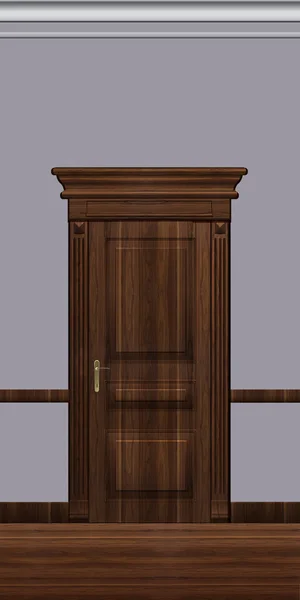 Drzwi, architektonicznego detalu — Zdjęcie stockowe