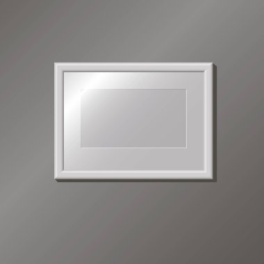 Duvar, düzenlenebilir, şablon, vektör çizim üzerinde boş, çerçeve