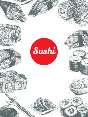 suşi çizimi