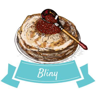 Bliny renkli resimde.