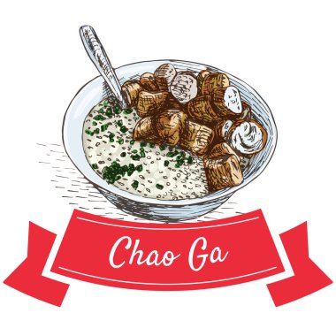 Chao Ga renkli resimde.