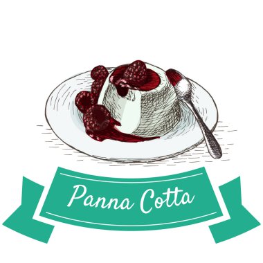 Panna Cotta renkli resimde.