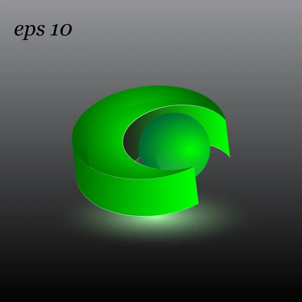 Vector 3d concepto logo eps10 — Archivo Imágenes Vectoriales