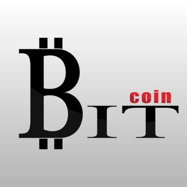 Bitcoin amblemi şablonu