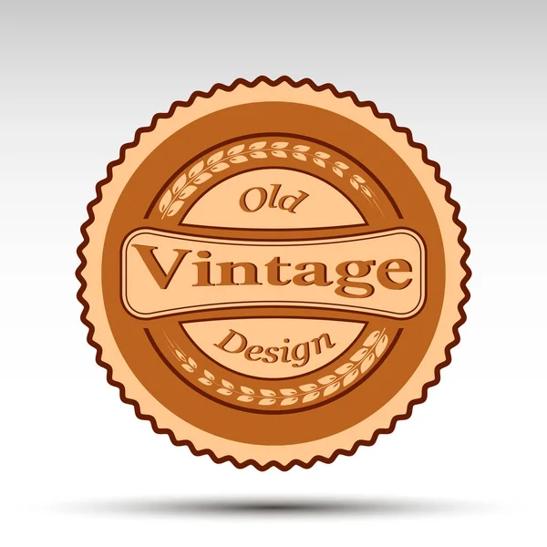 Vector emblem. Vintage design — Stock vektor