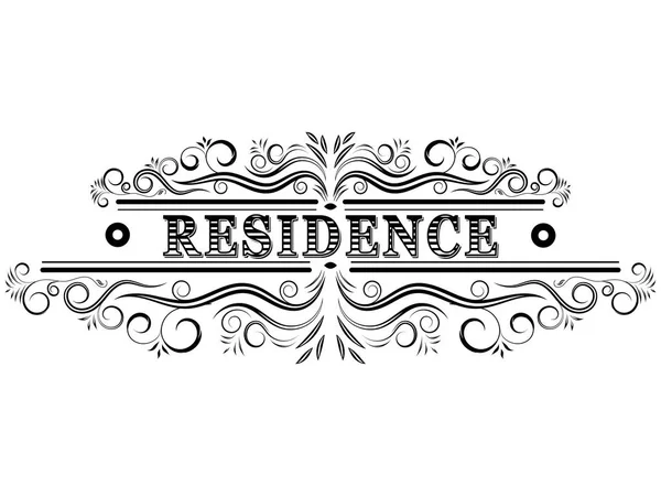 Residence logo — Wektor stockowy
