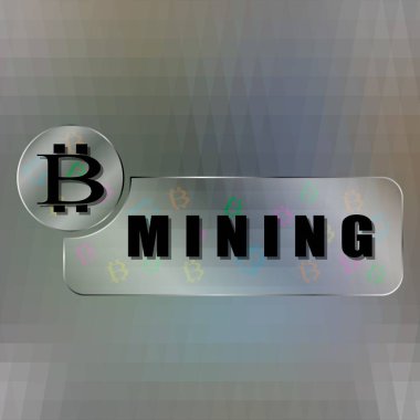 Vektör şeffaf afiş.