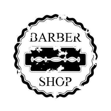 Kuaför Dükkanı izole arması