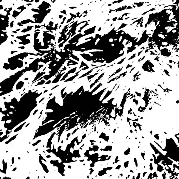 Grunge Distress Texture Vector Fundo Abstrato Padrão Preto Branco — Vetor de Stock
