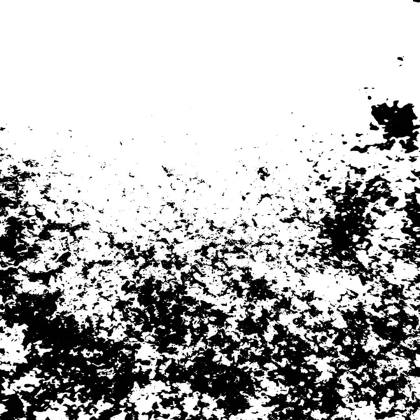 グランジの苦悩の質感 ベクトル抽象的な背景 黒と白のパターン — ストックベクタ