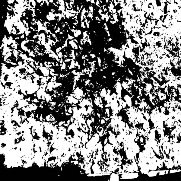 Grunge Sıkıntı Dokusu Vector Soyut Arkaplan Siyah Beyaz Desen — Stok Vektör