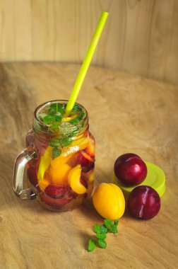 Cam pipet ile meyve iç