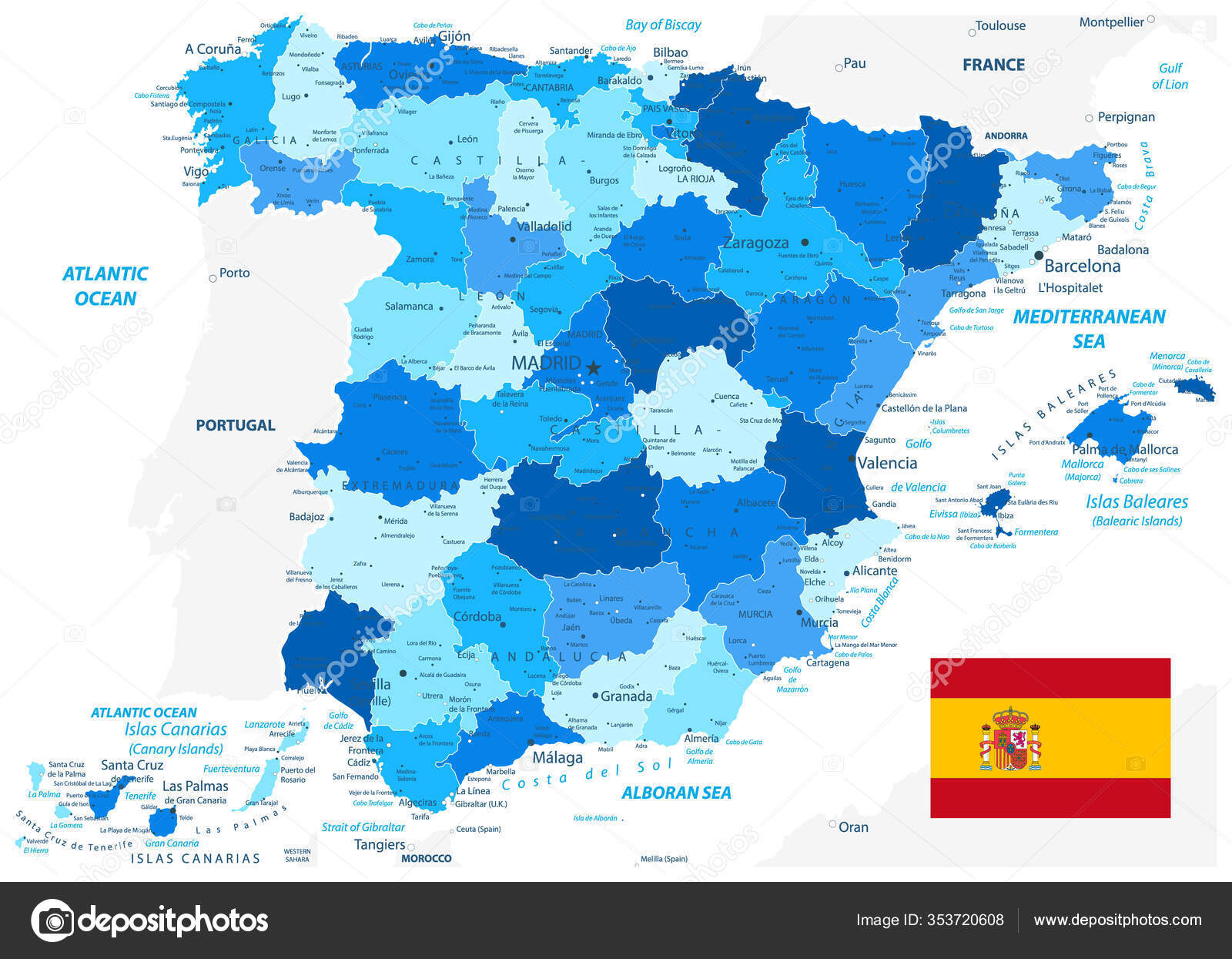 Vetores de Mapa Político Editable Altamente Detalhado De Portugal Com  Camadas Separadas e mais imagens de Portugal - iStock