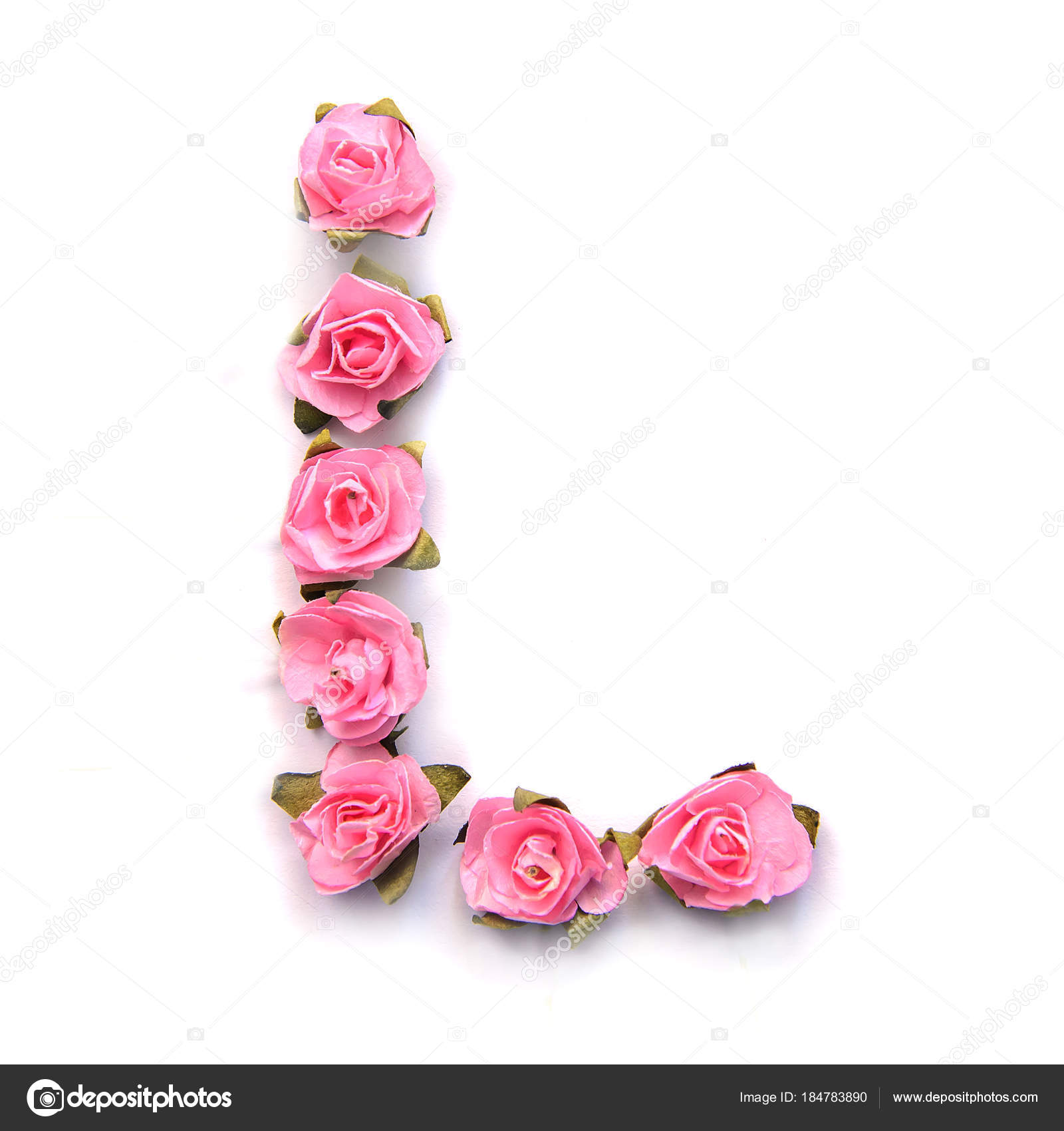 Letter L Of English Alphabet Of Pink Roses On White Background Stock Photo Image By C Elvirkindom Yandex Ru