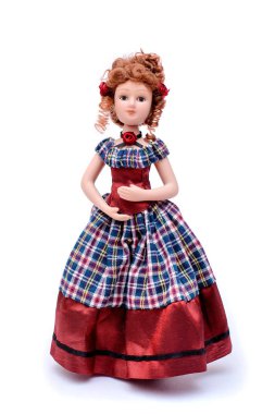 Porselen bebek vintage elbise