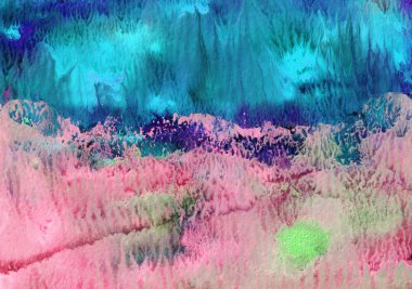 Soyut el yapımı desen, çok renkli arka plan, taklit yağlıboya