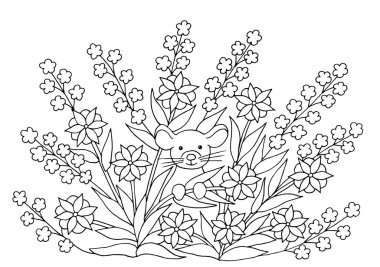 Fare renginde renkli sayfa, 2020 sembolü