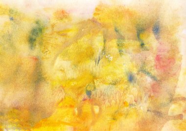 Soyut el yapımı desen, çok renkli arka plan, gouache, suluboya, yağlı boya boya, fantastik manzara, yaratıcılık, montaj, tasarım için