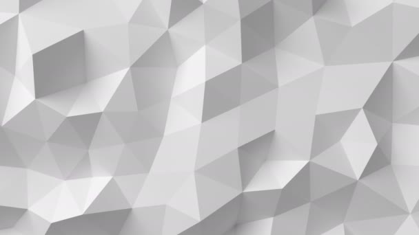 White Low Poly Abstract Background. — Stock Video ©   #96296354