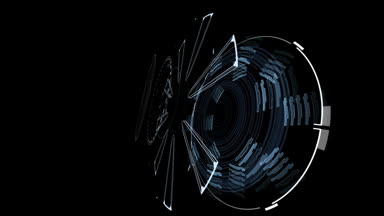 Güzel soyut 3d Blueprint. Numaraları ve kodu çalıştırma. Head-up Display bilgisayar veri. Yüksek teknoloji kavramı öğesi. Full Hd 1920 x 1080.