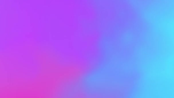 Mooi abstract Holografisch verloop Regenboog vloeiende animatie Naadloos Blauw en Paars. Looped Fluid Gradient Trendy levendige neon kleuren Motion Graphics Moderne achtergrond. 4k Ultra HD 3840x2160. — Stockvideo