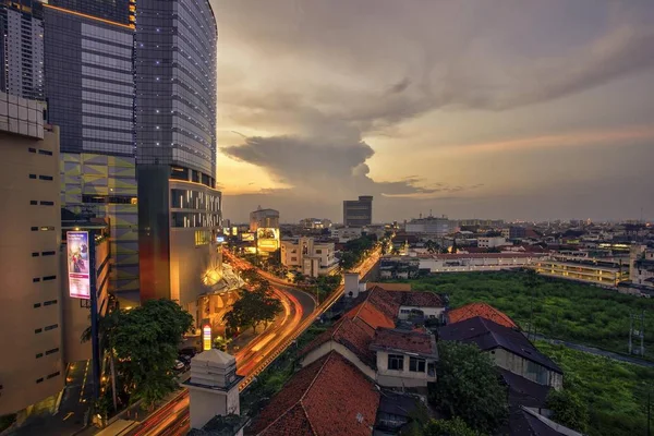 Surabaya Huvudstad Den Indonesiska Provinsen Östra Java Och Den Näst — Stockfoto