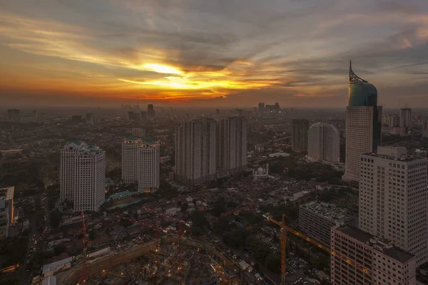 Джакарта Англ Jakarta Столиця Індонезії Особлива Столиця Джакарти Джакарта Центром — стокове фото