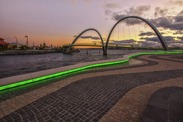 Elizabeth Quay Een Ontwikkelingsproject Het Centrale Zakendistrict Van Perth Australië — Stockfoto