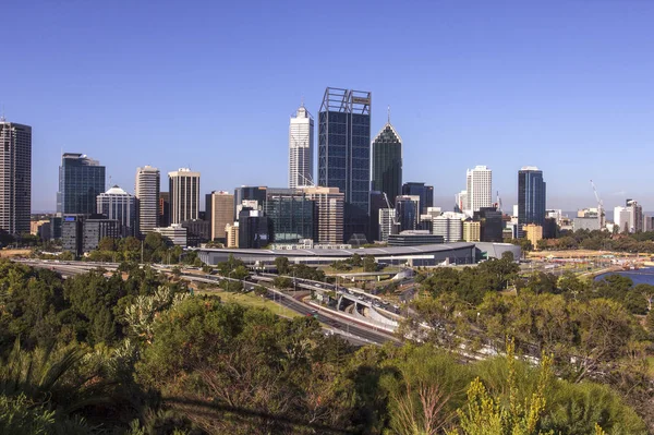 Perth Capital Maior Cidade Estado Australiano Austrália Ocidental Quarta Cidade — Fotografia de Stock