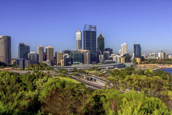 珀斯是澳大利亚西澳大利亚州的首府和最大的城市 它是澳大利亚人口第四多的城市 — 图库照片