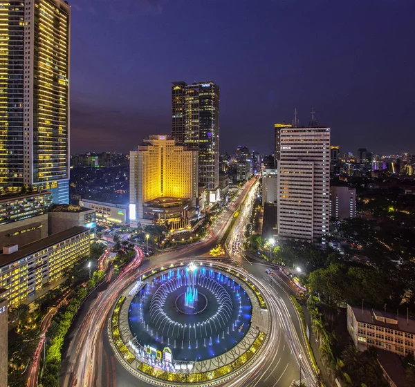 Jakarta Ufficialmente Capitale Speciale Jakarta Capitale Dell Indonesia Jakarta Centro — Foto Stock