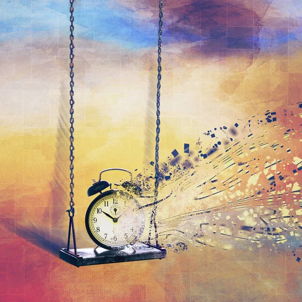O tempo está a balançar — Fotografia de Stock