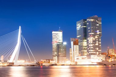 Rotterdam 'daki Erasmus Köprüsü