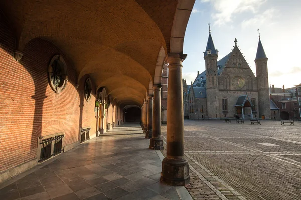 Piazza Binnenhof a L'Aia — Foto Stock