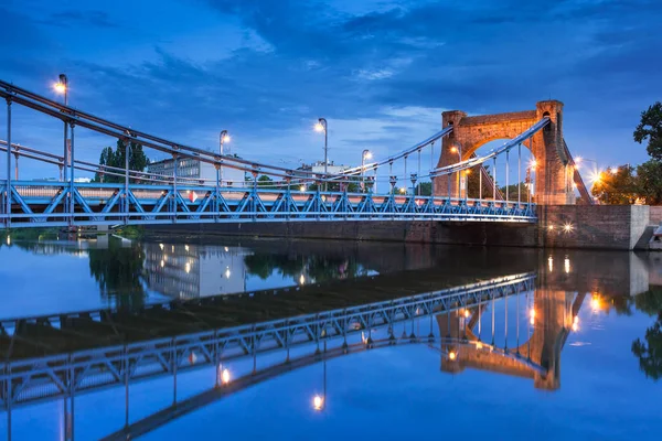 Brug in het historische centrum — Stockfoto