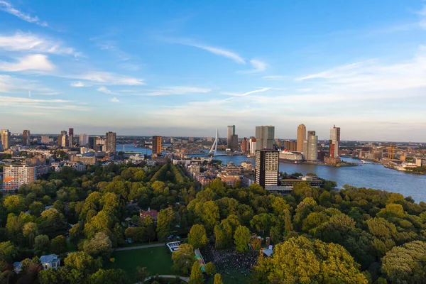 Rotterdam Países Bajos Julio 2017 Crucero Queen Elizabeth Lujo Que — Foto de Stock