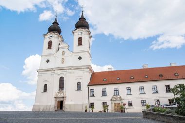Tihany Abbey yakınındaki Balaton Gölü, Macaristan