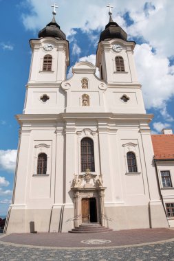 Tihany Abbey yakınındaki Balaton Gölü, Macaristan