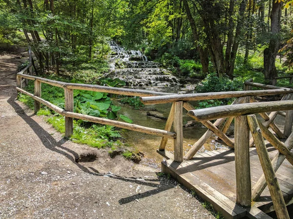 Peçe şelale Szalajka Valley yakınındaki Szilvasvarad, Macaristan