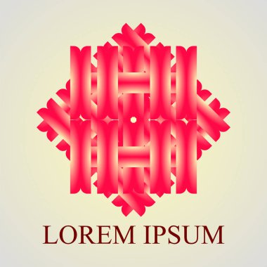 Modern soyut vektör logo veya öğe tasarımı.