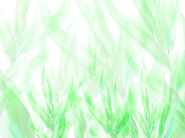 緑の枝と抽象的な背景 — ストックベクタ