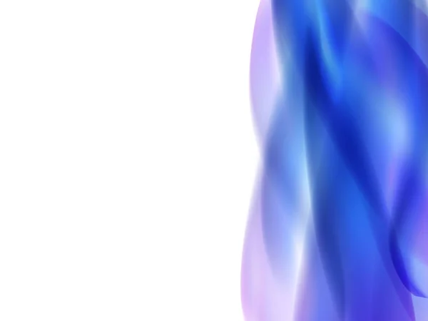 Fondo blanco abstracto con líneas onduladas verticales azul y púrpura — Vector de stock