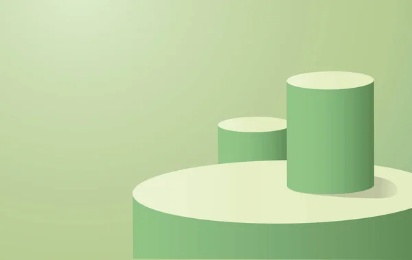 Ürün için geometrik şekil podyumu 