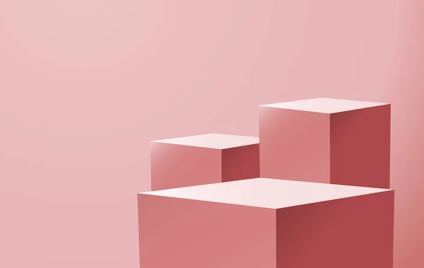 Ürün için geometrik şekil podyumu 