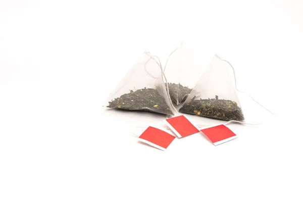 Herbaciarnia piramidy na białym tle na białym tle — Zdjęcie stockowe