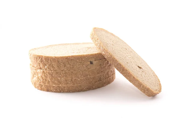 Pão de grão isolado sobre fundo branco — Fotografia de Stock