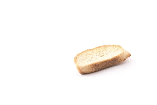 Rusks pão isolado em um fundo branco — Fotografia de Stock